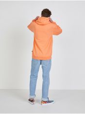 Vans Oranžová pánska vzorovaná mikina s kapucou VANS XL