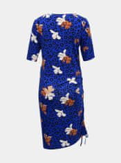 Mama.licious Tmavomodré tehotenské šaty s leopardím vzorom Mama.licious Cilja L