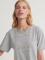 Superdry Šedé dámske tričko s potlačou Superdry S
