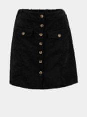 Haily´s Čierna menčestrová sukňa Hailys L