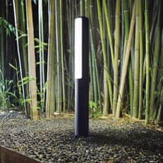 Ideal Lux LED Vonkajšie stĺpikové svietidlo Ideal Lux Etere PT Coffee 246956 10,5 W 780lm 4000K IP44 hnedé