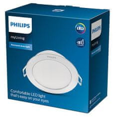 Philips LED Zapustené bodové svietidlo Philips DIAMOND CUT DL251 8718699775131 5W 420lm 3000K IP20 10,5 cm biele