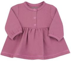 Nini dievčenské šaty z organickej bavlny ABN-2981 62 ružová
