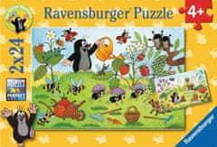 Ravensburger Puzzle Krtko v záhradke 2x24 dielikov