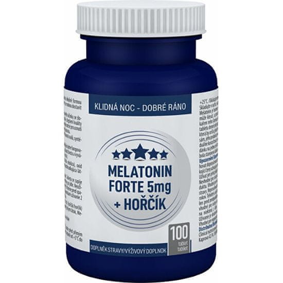 Clinical Melatonín Forte 5 mg + Horčík