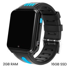 Klarion Detské čierno-modré 4G smart hodinky H1-2021