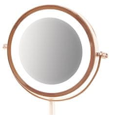 RIO Obojstranné kozmetické zrkadlo (Rose Gold Mirror)