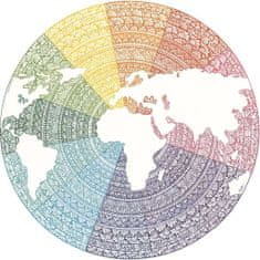Ravensburger Okrúhle puzzle Kruh farieb: Mandala 500 dielikov
