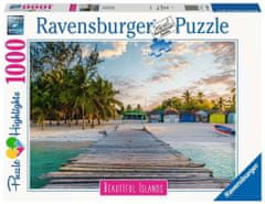 Ravensburger Puzzle Nádherné ostrovy: Maledivy 1000 dielikov