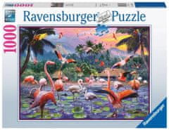 Ravensburger Puzzle Ružoví plameniaky 1000 dielikov