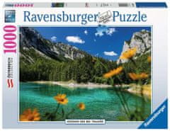 Ravensburger Puzzle Zelené jazero, Tragöß, Rakúsko 1000 dielikov