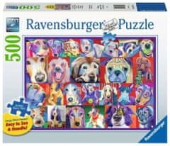 Ravensburger Puzzle Ahoj psíkovia XXL 500 dielikov