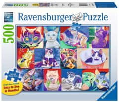 Ravensburger Puzzle Ahoj mačiatka XXL 500 dielikov