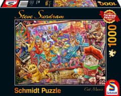 Schmidt Puzzle Mačacia mánia 1000 dielikov