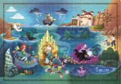 Clementoni Puzzle Story Maps: Malá morská víla 1000 dielikov