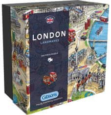 Gibsons Puzzle Londýnske pamiatky 500 dielikov