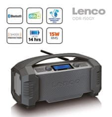 LENCO ODR-150GY - pracovné rádio DAB+/FM s Bluetooth