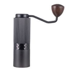 No Name Coffee hand grinder black with wood handle