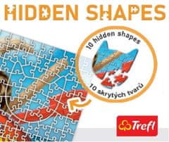 Trefl Puzzle Hidden Shapes: Psie zábava 1043 dielikov