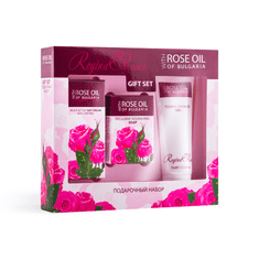 BioFresh Darčekový set s ružovým olejom pre ženy - denný krém, mydlo a sprchový gél Regina Roses