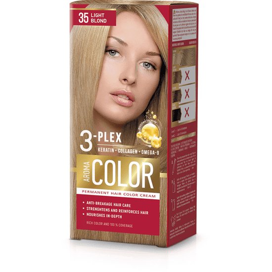 Aroma Color Farba na vlasy - svetlý blond č. 35 Aroma Color