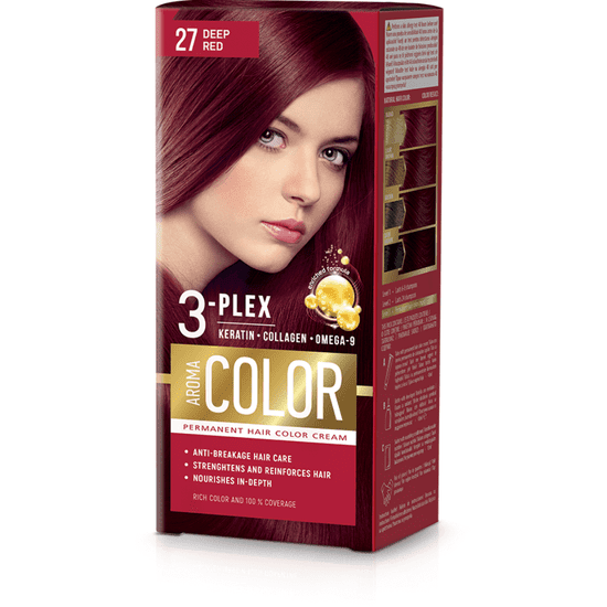 Aroma Color Farba na vlasy - sýto červená č. 27 Aroma Color