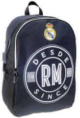 FC Real Madrid Junior batoh, 32 x 15 x 45 cm, modrošedá
