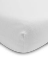 Sensillo obliečka bavlnená deluxe na detský matrac 120x60 - biela