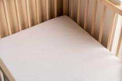 Sensillo obliečka bavlnená deluxe na detský matrac 120x60 - biela