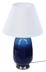 Miloo Home Stolná Lampa So Tienidlom Mayfair Modrá 23X23X51Cm