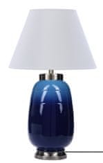 Miloo Home Stolná Lampa So Tienidlom Mayfair Modrá 23X23X51Cm