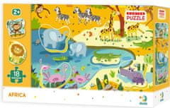 Dodo Toys Puzzle Safari 18 dielikov