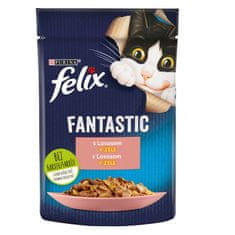 Nestlé Fantastic kapsička pre mačky losos v želé 85 g