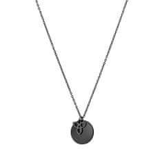 Tamaris Moderný čierny náhrdelník s príveskami TJ-0122-N-45