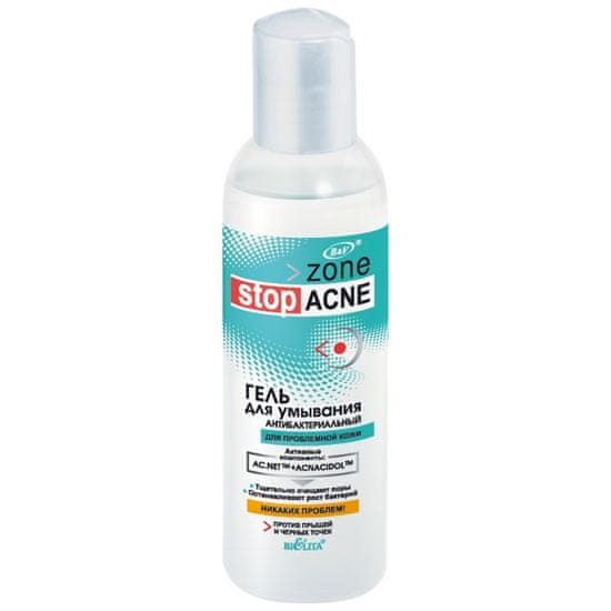 Vitex-belita STOP ACNE Gél na Umývanie Antibakteriálny na Problematickú Pokožku (150ml)