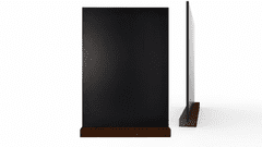 Allboards Černá křídová oboustranná tabule na stůl - A5 sada 4 ks se stojany,KPL-TBA4