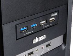 Akasa USB Hub AK-ICR-12V3, USB 3.0, interní