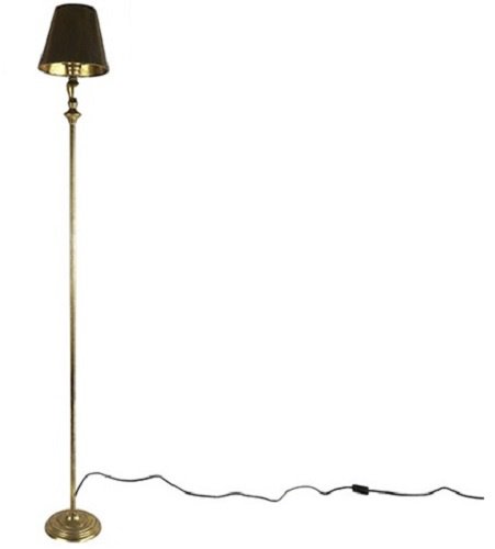 Helieli Bronte E27, stojaca lampa, 156 cm, zlatá