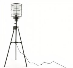 Helieli Roald stojaca lampa, 38 x 109 cm, čierna
