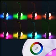 Solight LED stolná lampička stmievateľná, 6W, 256 farieb, atmosférické podsvietenie; WO39