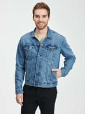Gap Džínsová bunda v-flex denim icon - calm blue XL
