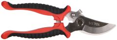 SIXTOL Záhradné nožnice, dĺžka 190 mm, ergonomická rukoväť