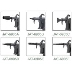 Jonnesway Pištoľ ofukovacia + 6 trysiek JAT-6905S 