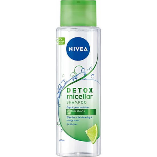 Nivea Hydratačný micelárny šampón Pure Detox (Micellar Shampoo) 400 ml