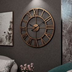 Dizajnové nástenné hodiny ROMA Bronz - 50cm