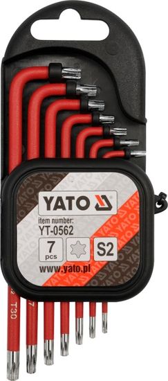 Yato Torx Kľúče 7 Ks T9-T30 0562