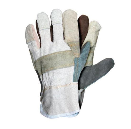 Kožené pracovné rukavice Rbk, veľkosť 10