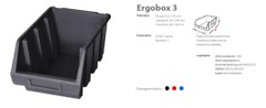 Patrol Ergobox 3 Red, 170 X 240 X 126 mm