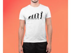 Fenomeno Pánske tričko - Evolúcia basketbal- Biele Veľkosť: 4XL