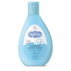Bebble Detský šampón a umývací gél s levanduľou Bebble 200 ml